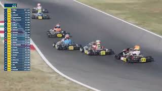 FIA Karting World Championship 2023 Junior and OK Franciacorta Italy Sunday [upl. by Eirena]