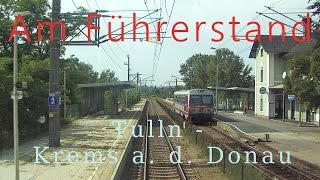 Führerstandsmitfahrt Tulln  KremsDonau HD  Cab Ride ÖBB 1144 [upl. by Gerek373]