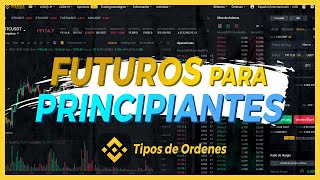 Tipos De Ordenes Binance Futuros  Limit Market Stop Trailing Post Only [upl. by Richy]