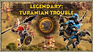 Age of Empires Online  Legendary Turanian Trouble Greek solo [upl. by Bakeman]