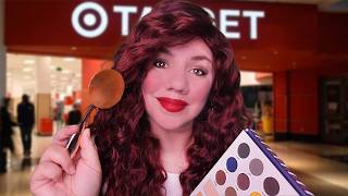 ASMR Target BEAUTY Consultant DOES your MAKEUP Roleplay [upl. by Inilam413]