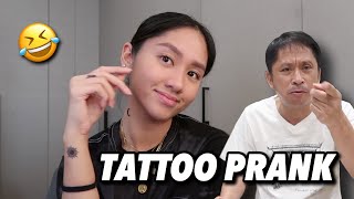 TATTOO PRANK FAIL  CLAUDINE CO [upl. by Shawn238]