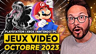 TOP JEUX VIDÉO OCTOBRE 2023 🌟 Un mois HISTORIQUE sur PS5 I Xbox Series I Nintendo Switch I PC [upl. by Pilloff]