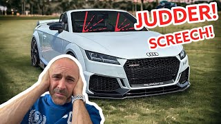 AUDI TT RS WINDOW WIPER ISSUES JUDDERING AND SCREECHING HOW TO CHANGE WINDSCREEN WIPERS [upl. by Norej]