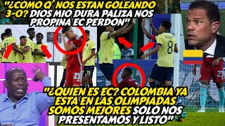 ASÍ SE BURLABA COLOMBIA Y MINIMIZABA A ECUADOR ANTES DL 3X0 EN EL PREOLIMPICO 2024 [upl. by Deibel520]