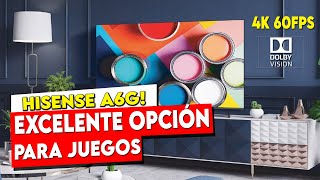 UNBOXING Y COMENTARIOS HISENSE A6G 43 PULGADAS  DOLBY VISION 👉 INCREIBLE IMAGEN PARA GAMING [upl. by Tnirb]