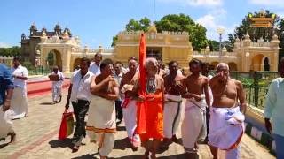 Jeeyars Visit to Temples at Mysore Palace [upl. by Alag]