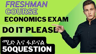 Economics mid exam freshman course [upl. by Anaitat770]