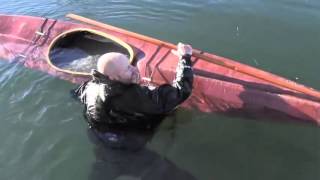 SkinonFrame Kayak self rescue [upl. by Yelsel]