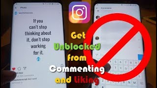 Get Unblocked from commenting and liking posts on Instagram6 solutions [upl. by Lemuel]