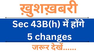 Relaxation in MSME 45 Days Payment Rule in 2024 I What is sec 43Bh I New Change in Income Tax 2024 [upl. by De607]