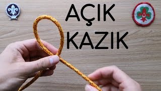 Açık Kazık Düğümü [upl. by Alemrac]