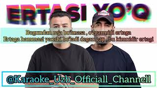 Konsta ft Shokir  Ertasi yoq Karaoke [upl. by Trilbi]