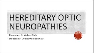 Hereditary Optic Neuropathies [upl. by Kosak]