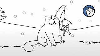 A Cat is having Fun in the Snow ❄️  Winter Special  Simons Cat Extra [upl. by Anerual944]