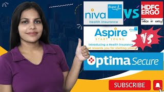 Niva Bupa Aspire VS HDFC Ergo Optima Secure  10X Coverage  Best Health Insurance 2024 Kajal [upl. by Zelda]