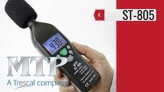 MTP ST805 Sound Level Meter product video presentation [upl. by Cuthbert]