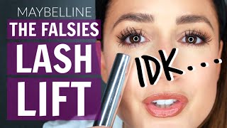 1st ImpressionHONEST Review  MAYBELLINE The Falsies LASH LIFT [upl. by Reviel783]