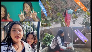 some clips of newari culture and rituals gufanikaleko❤️ part 1 suxeeluxeefun with family 👪 [upl. by Ynolem]