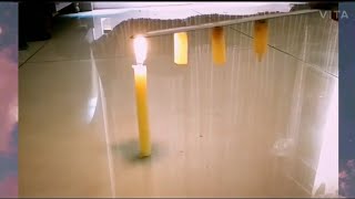 simple experiment showing conduction process of transferring heat [upl. by Jit393]