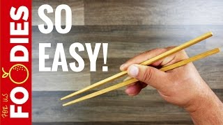 How To Use Chopsticks  In About A Minute 🍜 [upl. by Ballou455]