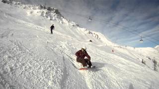 Alps  Val dIsère  quotLa Facequot Olympic Black Run [upl. by Nodla]