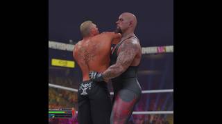 WWE 2K23 The Undertaker vs Brock Lesnar at WrestleMania 30 [upl. by Yelbmik]