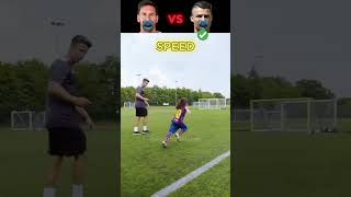 Mini MESSI vs Mini RONALDO 👶 [upl. by Nottirb]