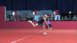 Michaella Krajicek vs Beatriz GarciaVidagany service game  Porsche Tennis Grand Prix 2011 [upl. by Okiman]