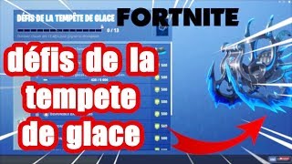 défis de la tempete de glace Fortnite [upl. by Lejeune]