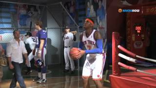 From the Archives Carmelo Anthony Unveils his Wax Figure [upl. by Arym]