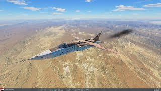 dogfight footage F14 Tomcat vsUkraine MiG23 MiG21 SU 24 [upl. by Yoo]