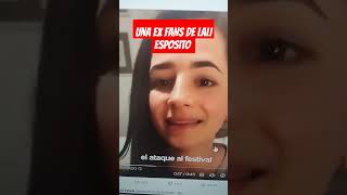 Una EX FANS DE LALI ESPOSITO argentina noticiasargentinas [upl. by Rosenbaum413]