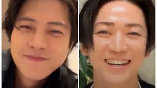 Tomohisa Yamashita x Kamenashi Kazuya Instagram Live PART 1 山下智久 instagramlive インスタライブ [upl. by Nwahsal478]