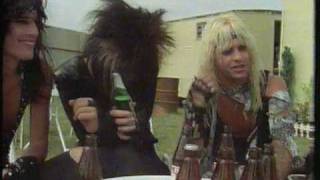 Motley Crue Donnington 1984 interview [upl. by Eilatan]