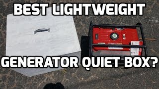 Best Lightweight Generator Quiet Box Part 1  DIY [upl. by Omrelliug]