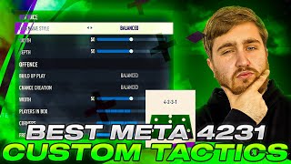 The 4231 Is META Again 🔥 BEST EA FC 24 Custom Tactics Instructions and Formation [upl. by Luoar373]