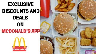 Avail Discounts on Mcdonalds Everyday  Mcdonald deals  mcdonald 2021 [upl. by Ryann]