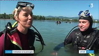 Baptêmes de plongée avec lAquatic Club dAlsace Colmar [upl. by Haleemaj]