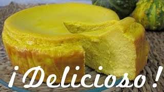 Cheesecake de calabaza SIN GLUTEN Tarta de queso EXQUISITA [upl. by Blanka]