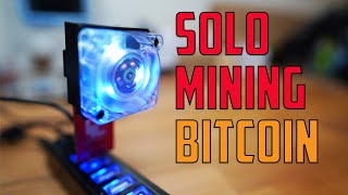 Solo Mining Bitcoin  GekkoScience Compac F 300Gh [upl. by Garcon]