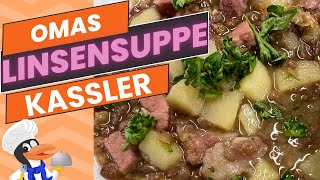 Linsensuppe Kassler [upl. by Essilem]