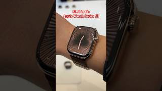 First Look at the Apple Watch Series 10 [upl. by Waylen]