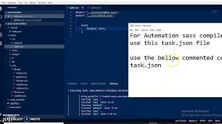 scssless auto compilation in visual studio code [upl. by Adelheid542]