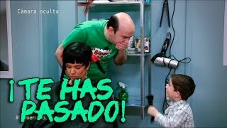 Cámara oculta de niños en El Hormiguero Niños peluqueros Adiós trenzas [upl. by Kant696]