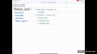 AS Level Biology 9700  Nucleic Acid Protein Synthesis and DNA Replication by Dr Awais syed [upl. by Oralie50]