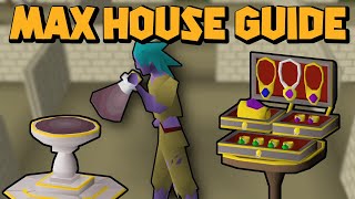 How to Max your House  OSRS Max PoH Guide [upl. by Elyr]