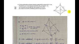 In figura alaturata este desenat tetraedrul regulat ABCD cu latura AB 4 cm [upl. by Shay138]