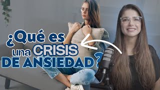 CRISIS DE ANSIEDAD Que Es  Psicologa Myriam Restrepo [upl. by Onaireves]