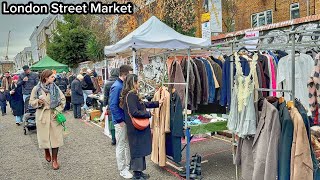 Notting Hill and Portobello Road Market Walking Tour 4K HDR [upl. by Filia479]